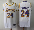 Men’s Los Angeles Lakers #24 Kobe Bryant Nike White Association Edition Swingman Jersey