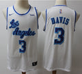 Men’s Los Angeles Lakers #3 Anthony Davis White 1996-97 Retro Player Jersey