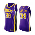 Mens Los Angeles Lakers #39 Dwight Howard Purple Statement Edition Jersey