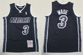Mens Miami Heat #3 Dwyane Wade Black 2011-12 Hardwood Classics Jersey