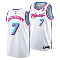 Mens Miami Heat #7 Giannis Antetokounmpo Nike Original Vice Swingman Jersey White