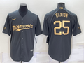 Men’s Minnesota Twins Byron Buxton #25 Gray Jersey