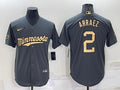 Men’s Minnesota Twins Luis Arraez #2 Gray Jersey