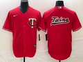 Men’s Minnesota Twins Red Alternate Team Logo Jersey