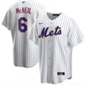 Men’s New York Mets #6 Jeff McNeil White Cool Base Stitched Jersey