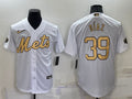 Men’s New York Mets Edwin Diaz #39 White Jersey
