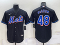 Men’s New York Mets Jacob deGrom #48 Black Baseball Jersey