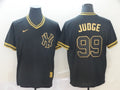 Men’s New York Yankees Aaron Judge #99 Black Authentic Jersey