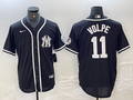 Men’s New York Yankees Anthony Volpe #11 Black Limited Jersey