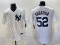 Men’s New York Yankees CC Sabathia #52 White Jersey