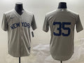 Men’s New York Yankees Cody Bellinger #35 Gray Jersey