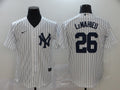 Men’s New York Yankees DJ LeMahieu #26 White Baseball Jersey