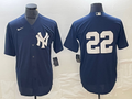 Men’s New York Yankees Juan Soto #22 Navy Name Jersey
