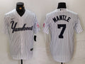 Men’s New York Yankees Mickey Mantle White Jersey