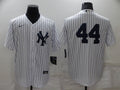 Men’s New York Yankees Reggie Jackson #44 White Name Jersey