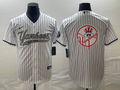 Men’s New York Yankees White Team Jersey Joint Edition