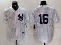 Men’s New York Yankees Whitney Ford #16 White Name Jersey