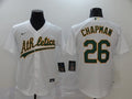 Men’s Oakland Athletics Matt Chapman #26 White Jersey