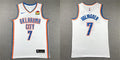 Mens Oklahoma City Thunder #7 Chet Holmgren White Association Edition Jersey