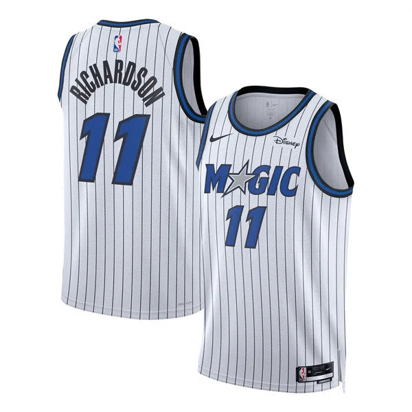 Men’s Orlando Magic #11 Jase Richardson Nike 2025-26 White Association Edition Jersey