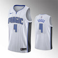 Men’s Orlando Magic #4 Jalen Suggs White Association Edition Jersey
