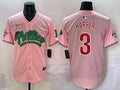 Men’s Philadelphia Phillies Bryce Harper #3 Pink Jersey