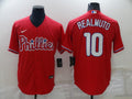 Men’s Philadelphia Phillies J.T. Realmuto #10 Red Baseball Jersey