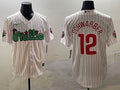 Men’s Philadelphia Phillies Kyle Schwarber #12 White Team Jersey
