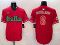 Men’s Philadelphia Phillies Nick Castellanos #8 Red Jersey