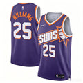 Mens Phoenix Suns #25 Mark Williams Nike Purple Icon Edition Swingman Jersey