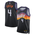 Mens Phoenix Suns #4 Jalen Green 2025-26 City Edition Swingman Jersey Black