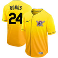 Men’s Pittsburgh Pirates Barry Bonds #24 Yellow Jersey