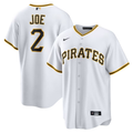 Men’s Pittsburgh Pirates Connor Joe #2 White Home Jersey