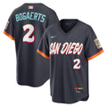 Men’s San Diego Padres #2 Xander Bogaerts Nike Obsidian 2026 City Connect Stadium Jersey
