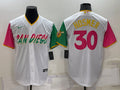 Men’s San Diego Padres Eric Hosmer #30 White Stitched Jersey