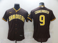 Men’s San Diego Padres Jake Cronenworth #9 Brown Stitched Jersey