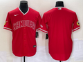 Men’s San Diego Padres Red Blank Jersey