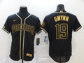 Men’s San Diego Padres Tony Gwynn #19 Black Stitched Jersey