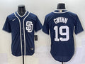 Men’s San Diego Padres Tony Gwynn #19 Navy Limited Jersey