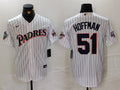 Men’s San Diego Padres Trevor Hoffman #51 White Jersey