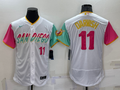 Men’s San Diego Padres Yu Darvish #11 White Stitched Jersey