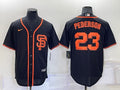 Men’s San Francisco Giants Joc Pederson #23 Black Baseball Jersey