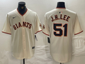 Men’s San Francisco Giants Jung Hoo Lee #51 Cream Home Jersey