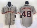 Men’s San Francisco Giants Pablo Sandoval #48 Gray Jersey