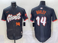 Men’s San Francisco Giants Patrick Bailey #14 Anthracite 2025 City Connect Limited Jersey