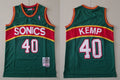 Men’s Seattle Supersonics #40 Shawn Kemp Green Mitchell & Ness 1994-95 Hardwood Classics Jersey