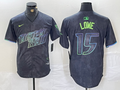 Men’s Tampa Bay Rays Josh Lowe #15 Charcoal 2024 City Connect Limited Jersey