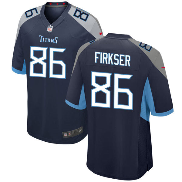 Mens Tennessee Titans #86 Anthony Firkser Nike Navy Vapor Untouchable Limited Jersey
