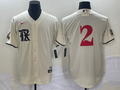 Men’s Texas Rangers Marcus Semien #2 Cream 2023 City Connect Jersey