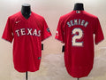 Men’s Texas Rangers Marcus Semien #2 Red Jersey